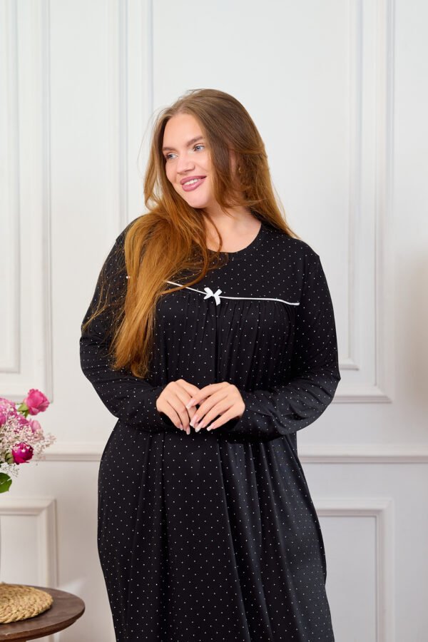 جلابيه كم طويل منقطه