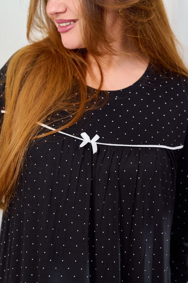 جلابيه كم طويل منقطه