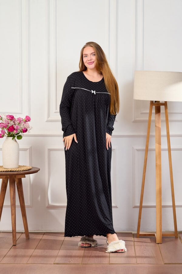 جلابيه كم طويل منقطه