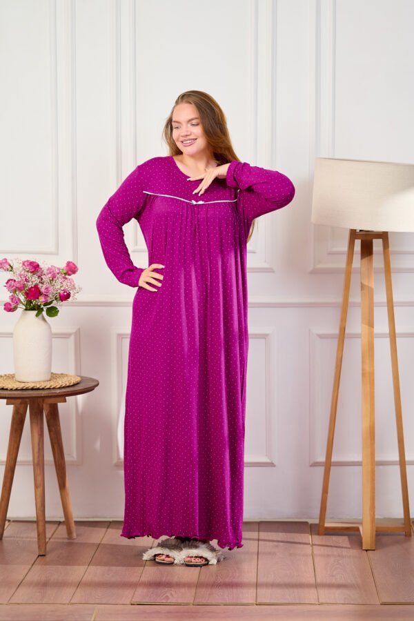 جلابيه كم طويل منقطه