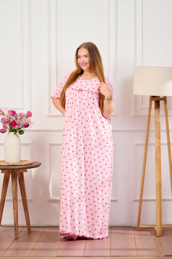 جلابيه نص كم قلوب