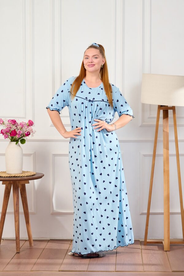 جلابيه نص كم قلوب