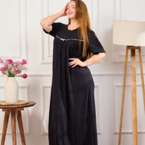 جلابيه نص كم منقط