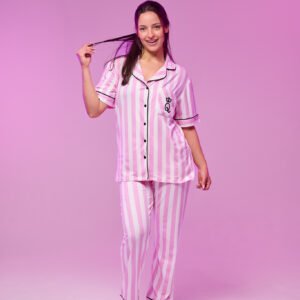 بيجاما كلاسيك نص كم مقلمه