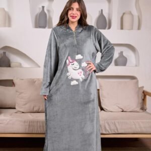 جلابيه شتوى مطرزه