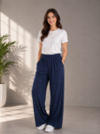 Big pants wide leg in a pocket.