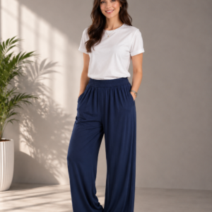 Big pants wide leg in a pocket.