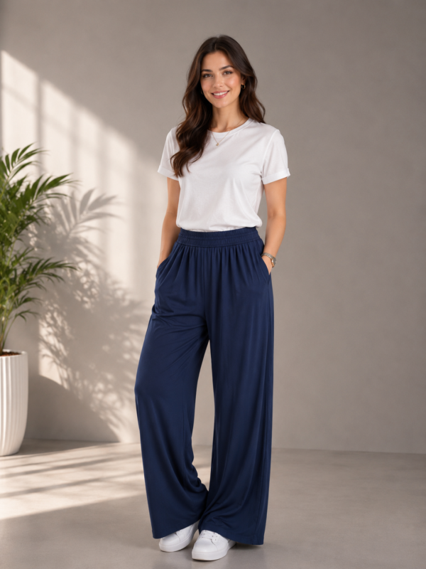 Big pants wide leg in a pocket.