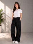 Big pants wide leg in a pocket.
