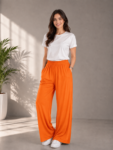 بنطلون واسع wide leg بجيب